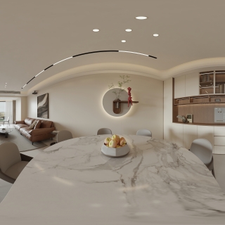 现代 意式 餐厅 全景11