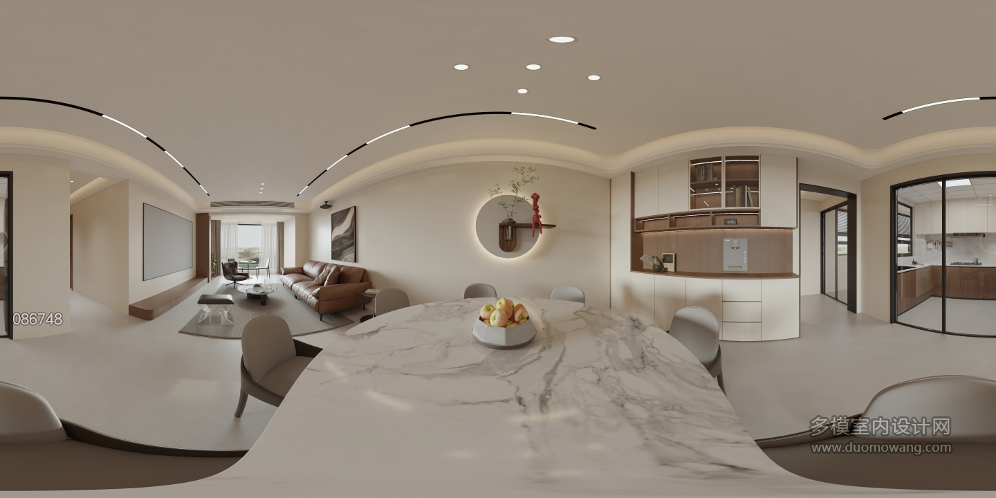 现代 意式 餐厅 全景11