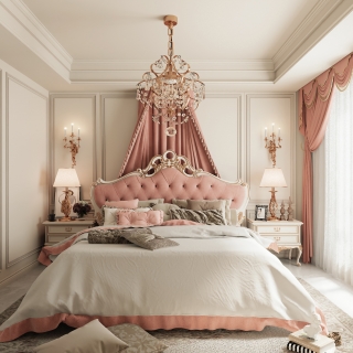 法式次卧室单张