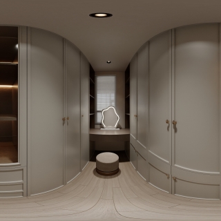 现代意式衣帽间