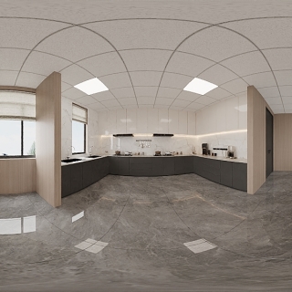 一楼现代餐厅厨房