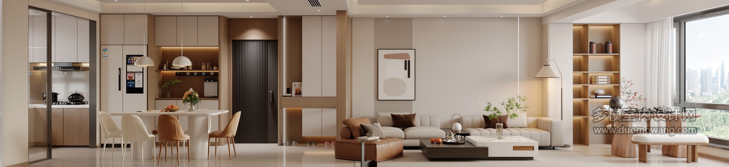 现代 奶油 沙发墙