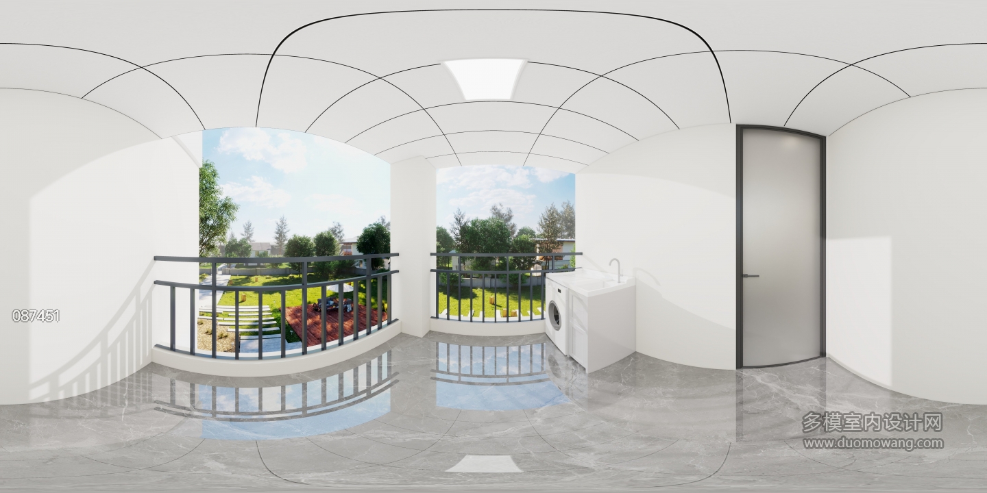 现代简约2F露台