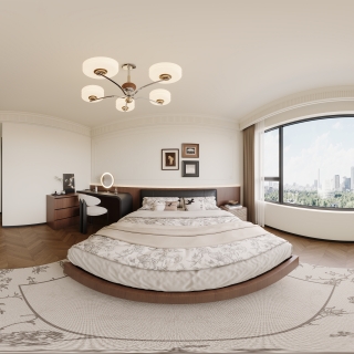 法式复古主卧360