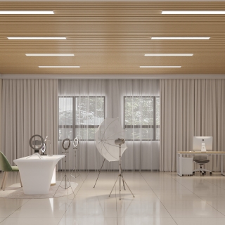 现代办公宿舍楼小直播间特写