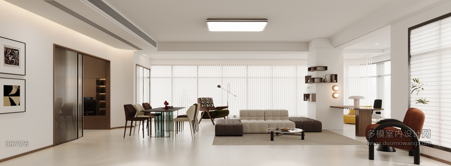 现代中古客厅一