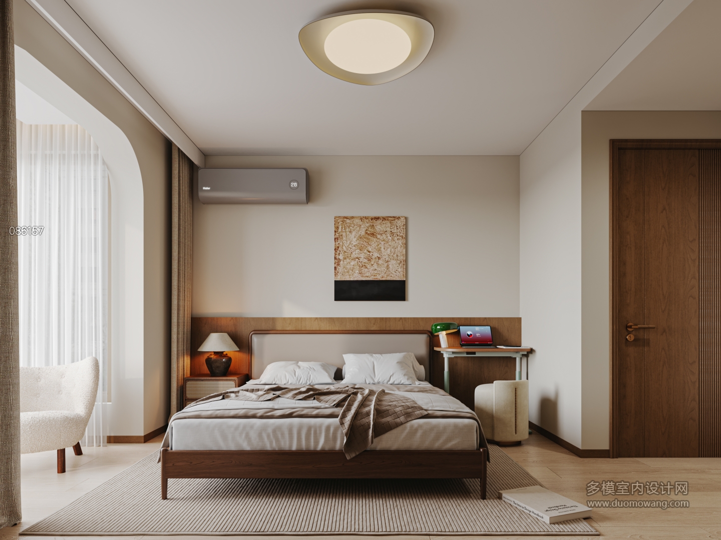 中古风主卧特写