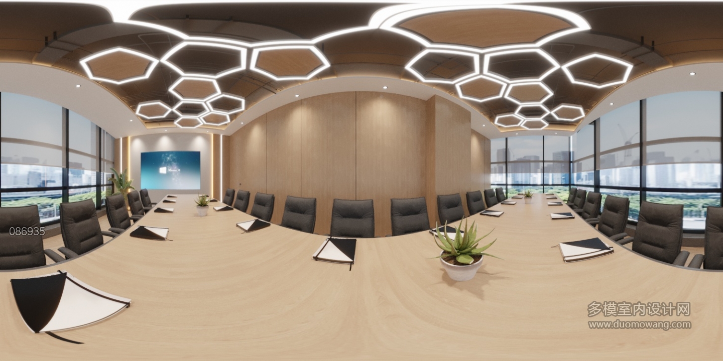 办公室_中会议室全景
