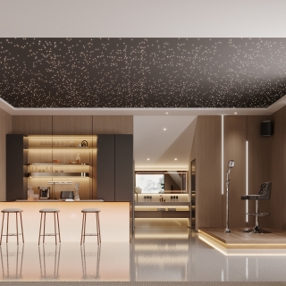 现代风格酒吧台特写