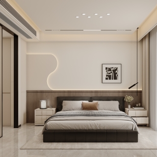 现代-主卧特写