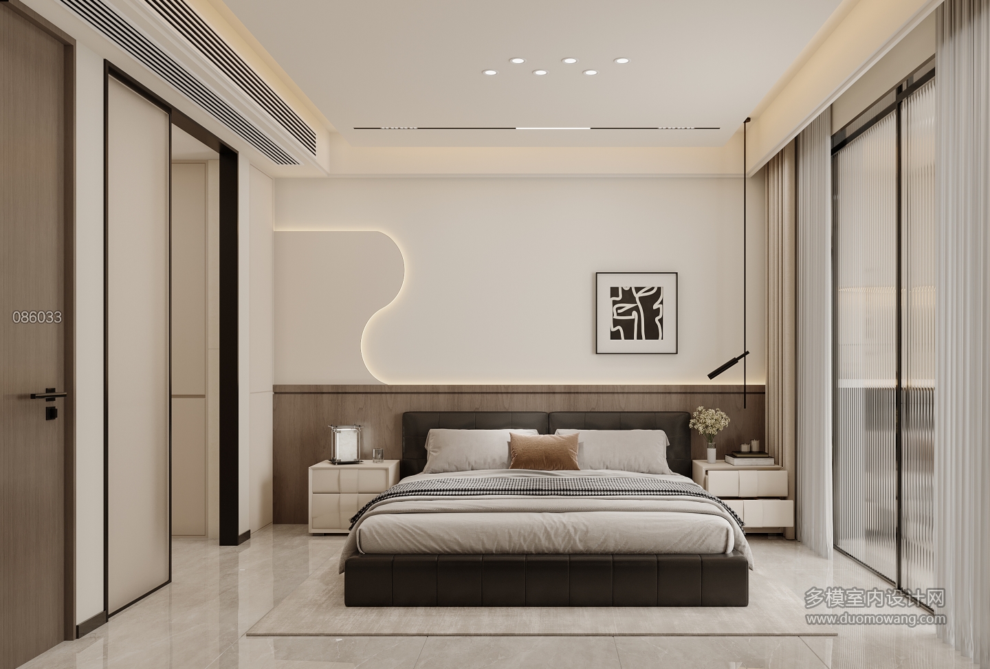现代-主卧特写