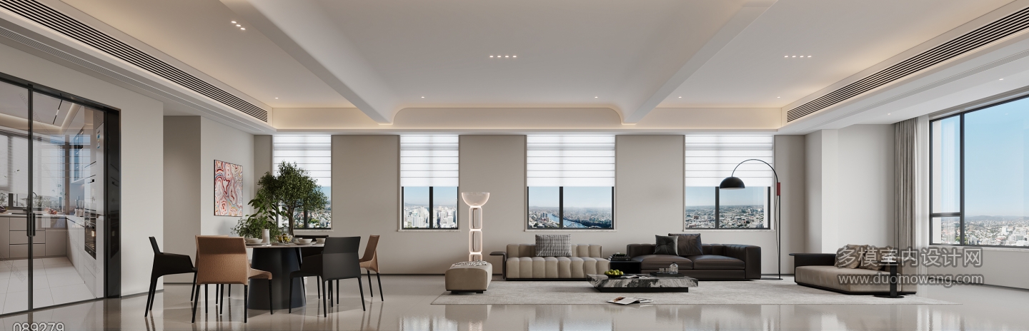 现代风格沙发背景特写