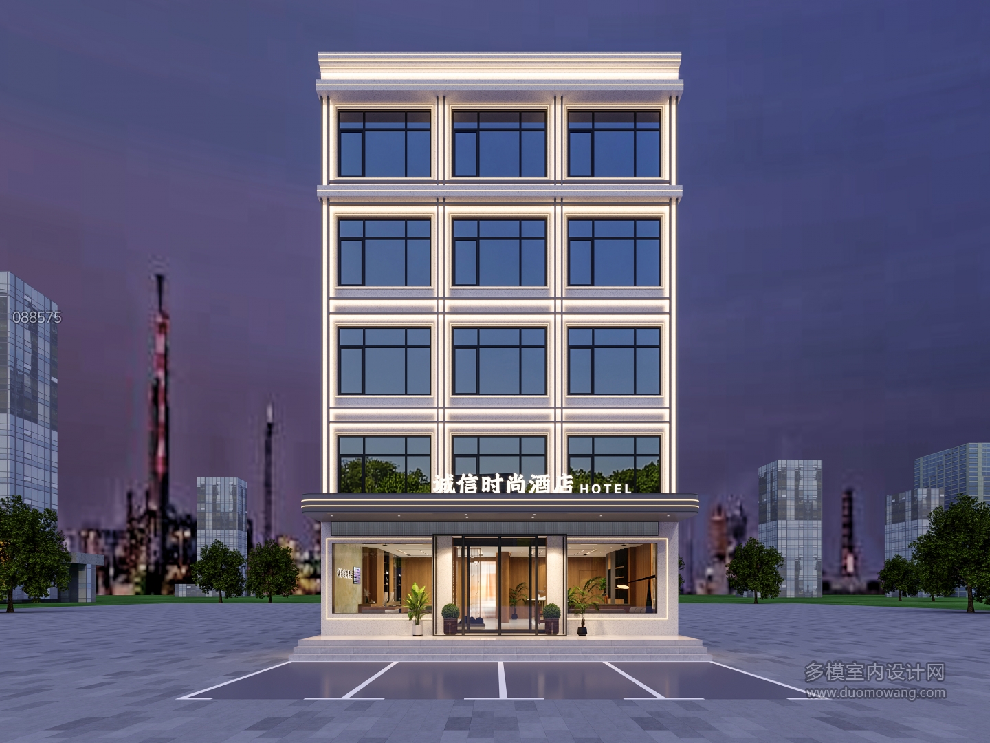 现代酒店门头_门头 拷贝