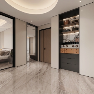 二楼主卧衣帽间