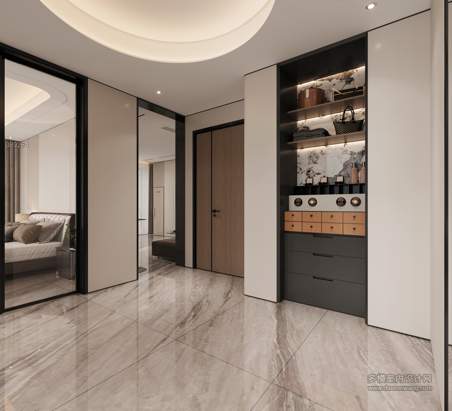 二楼主卧衣帽间