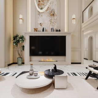 法式地下室-电视