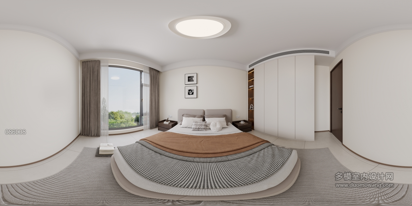 现代中古次卧2全景