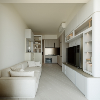 现代客厅电视柜