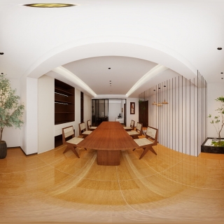 中古风二楼办公区