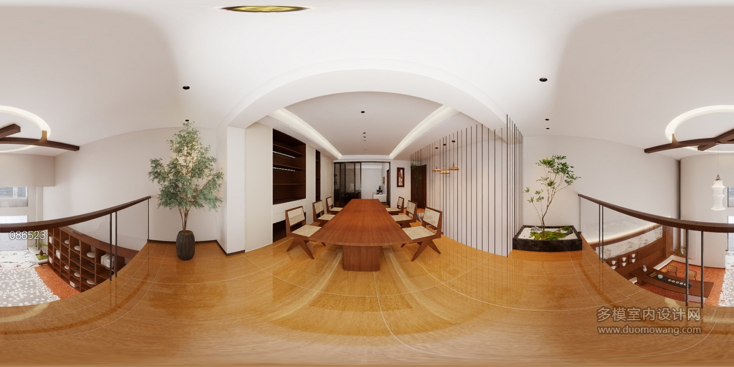 中古风二楼办公区