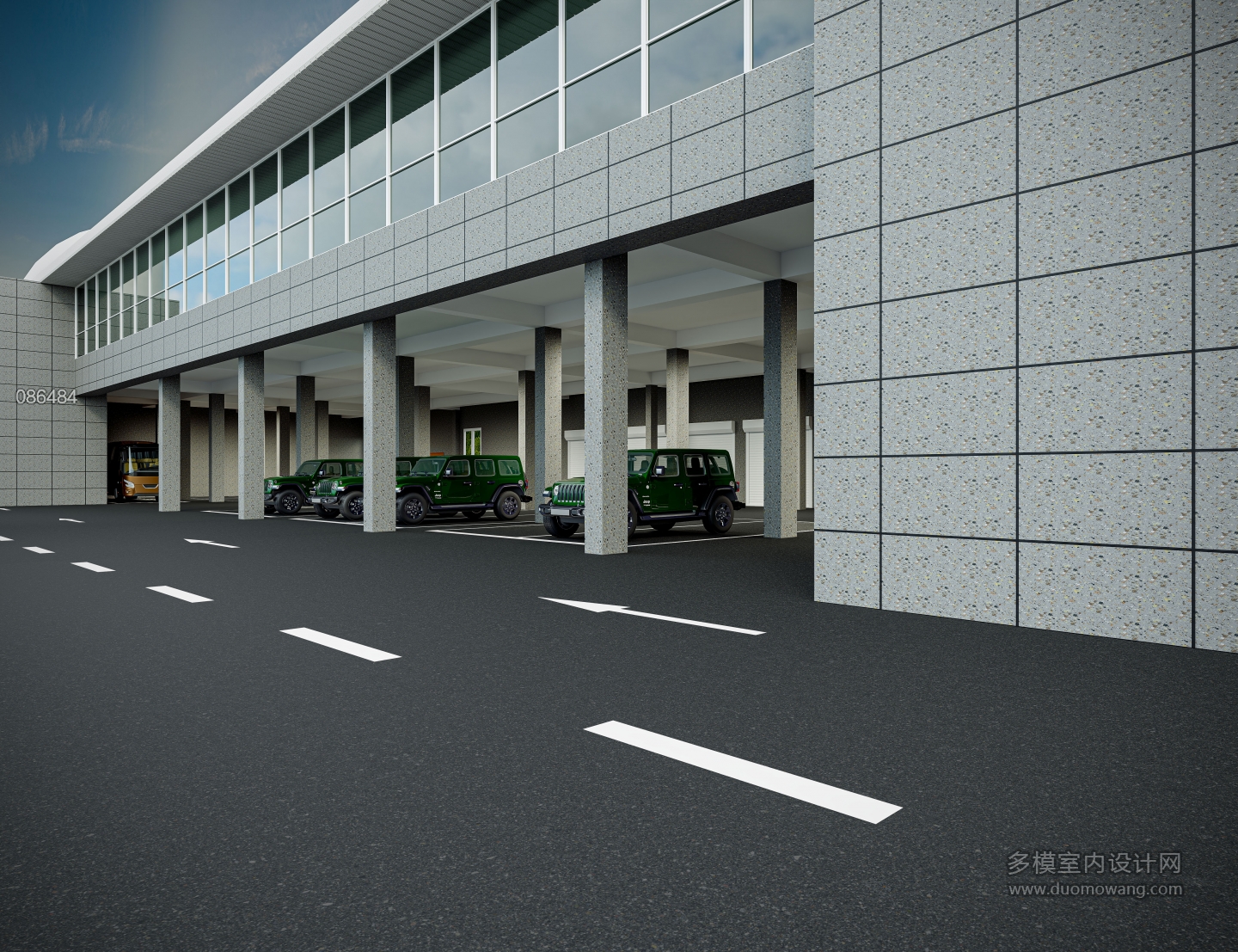 现代停车场一楼2