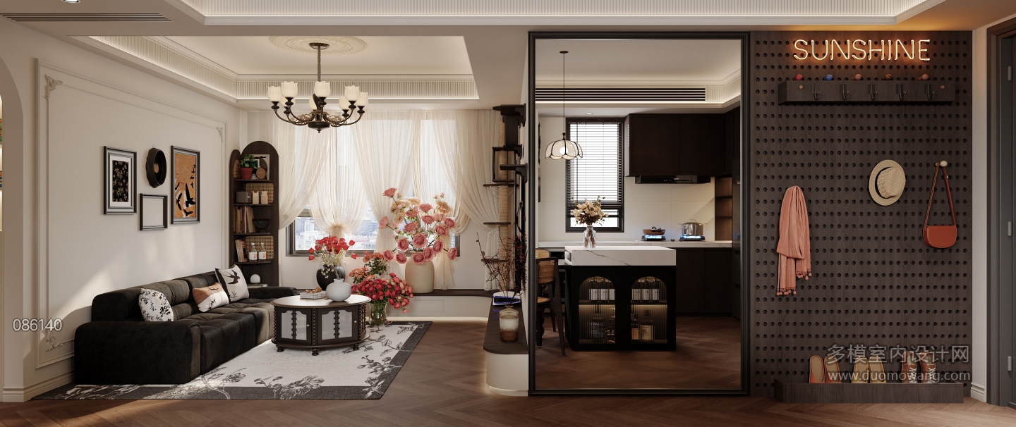 法式复古 客厅侧 静态