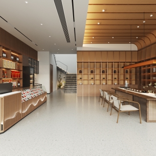 现代原木一楼静态2