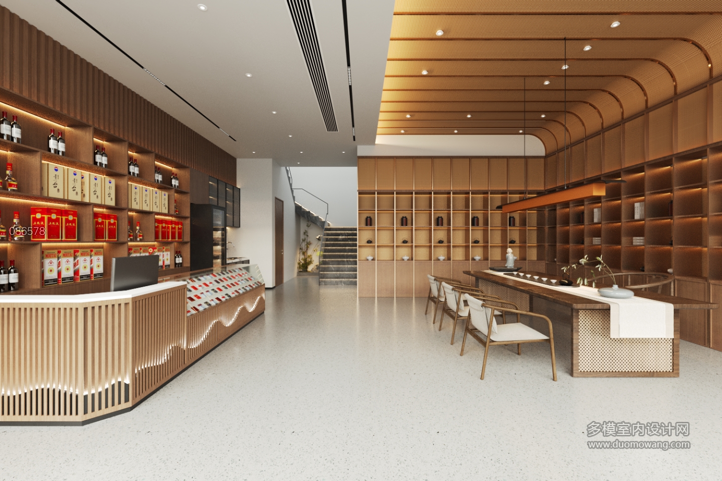 现代原木一楼静态2