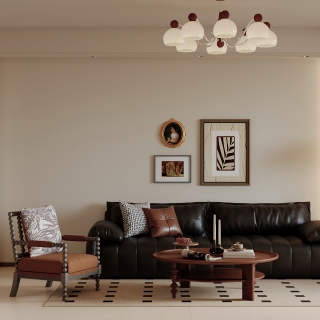 中古风 沙发背景