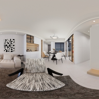 现代简约客餐厅