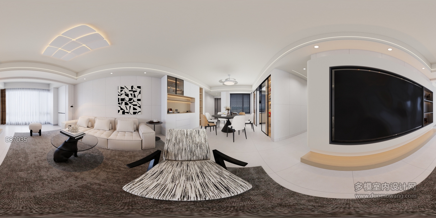 现代简约客餐厅