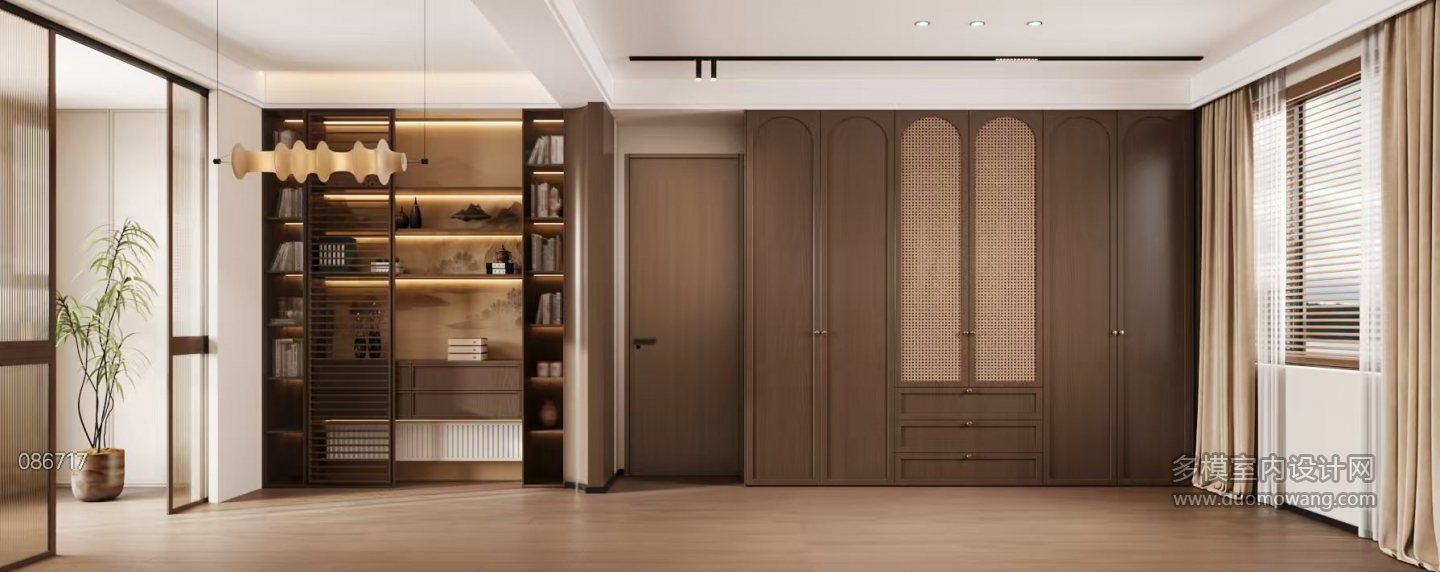 新中式-卧室单张1