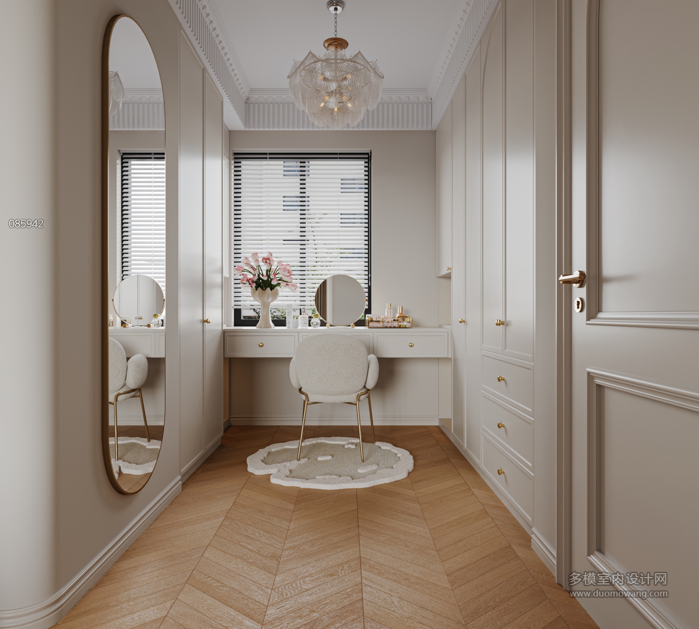 法式卧室衣帽间