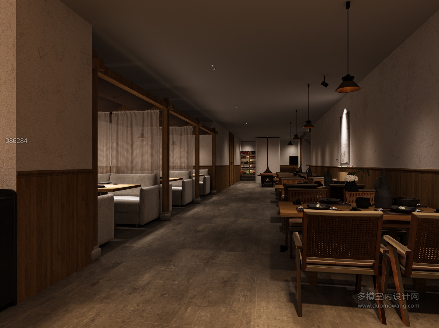 山野风餐厅全景1静态2