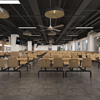 现代 食堂 大堂单张01