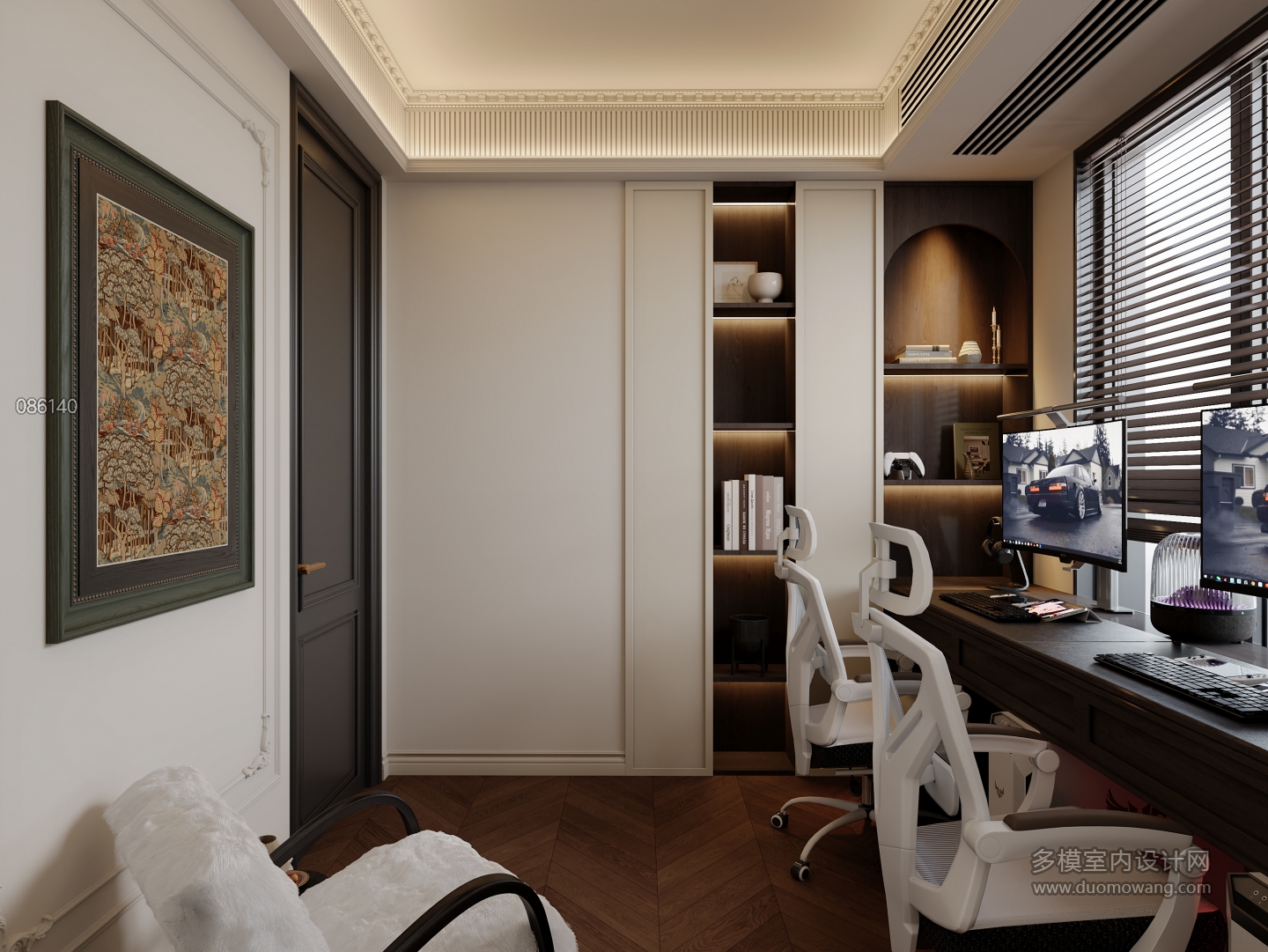 法式复古 书房 静态