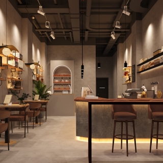 工业风咖啡店
