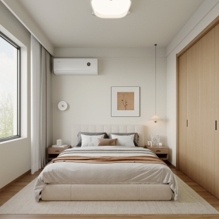 日式原木儿童房