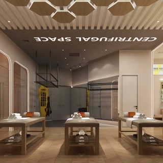 现代健身房拉伸区静态3 (1)