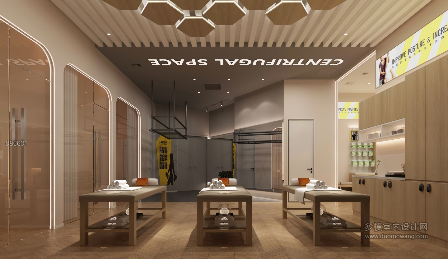 现代健身房拉伸区静态3 (1)