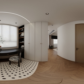 二楼法式衣帽间