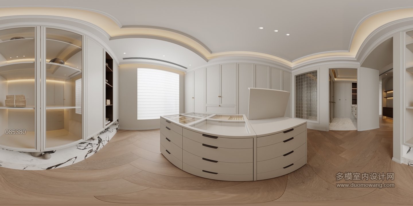 4楼主卧室衣帽间全景