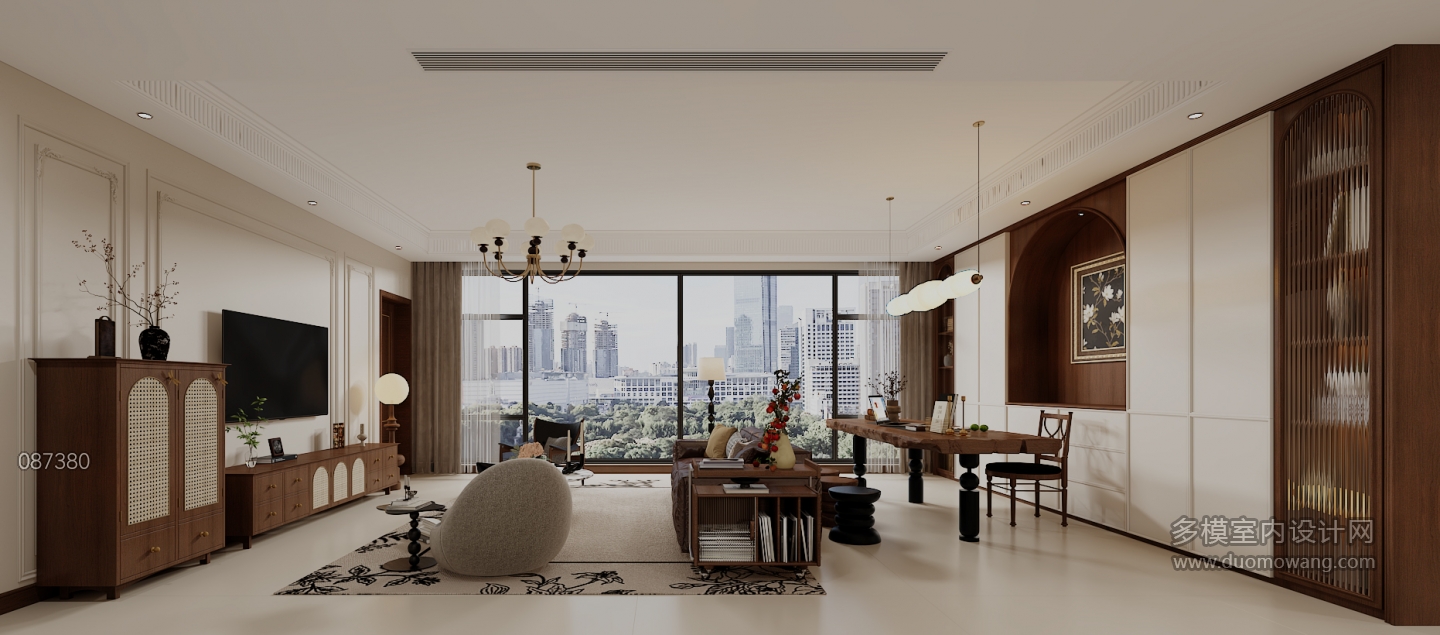 中古风客厅静态