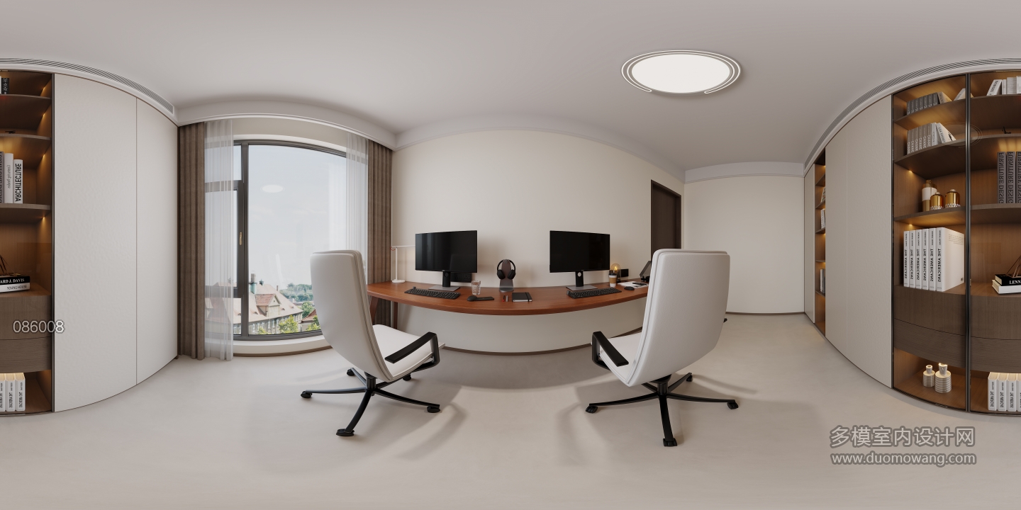 现代中古电竞房全景