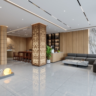 现代酒店大厅_休息区茶室 拷贝