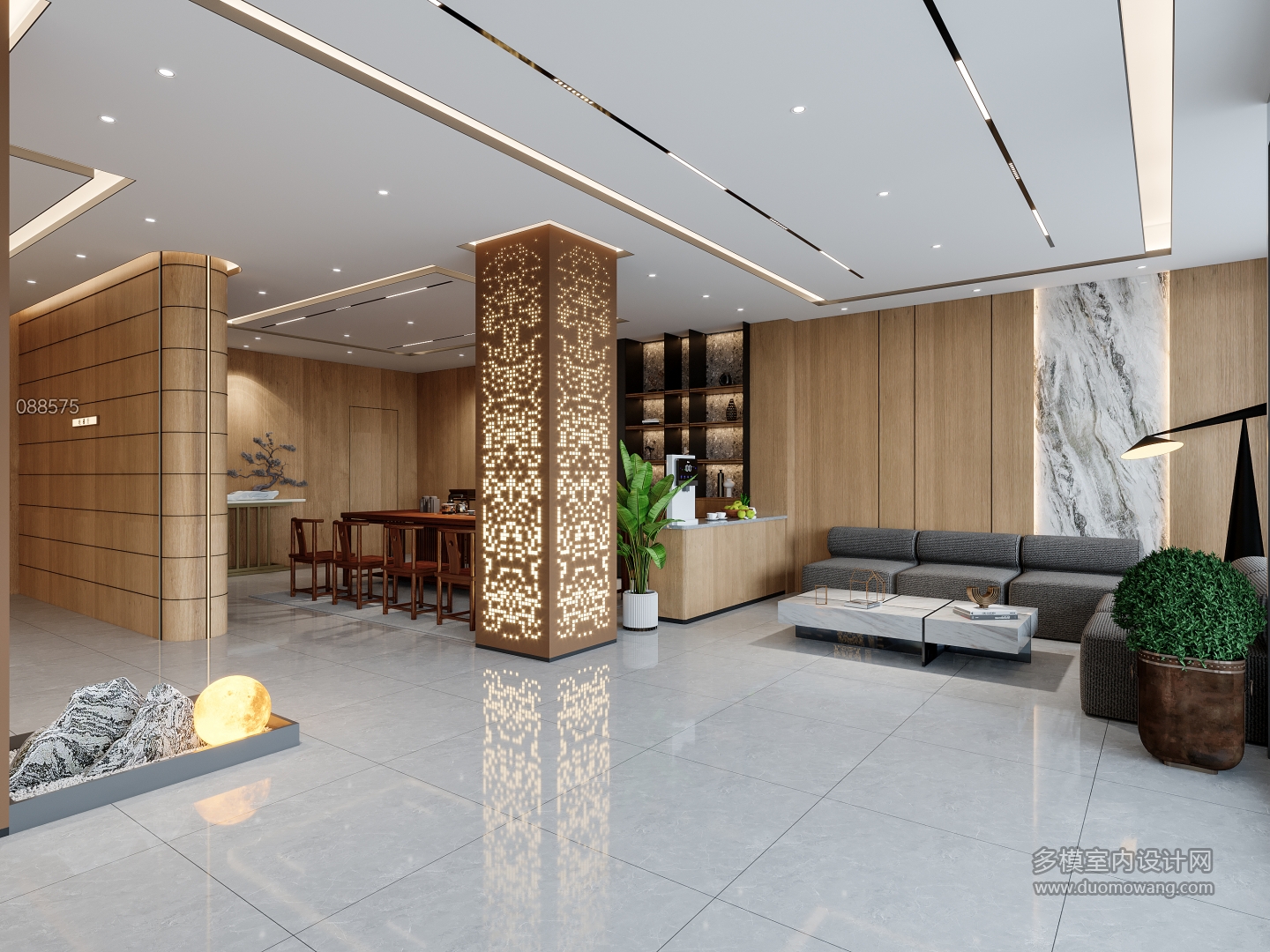 现代酒店大厅_休息区茶室 拷贝