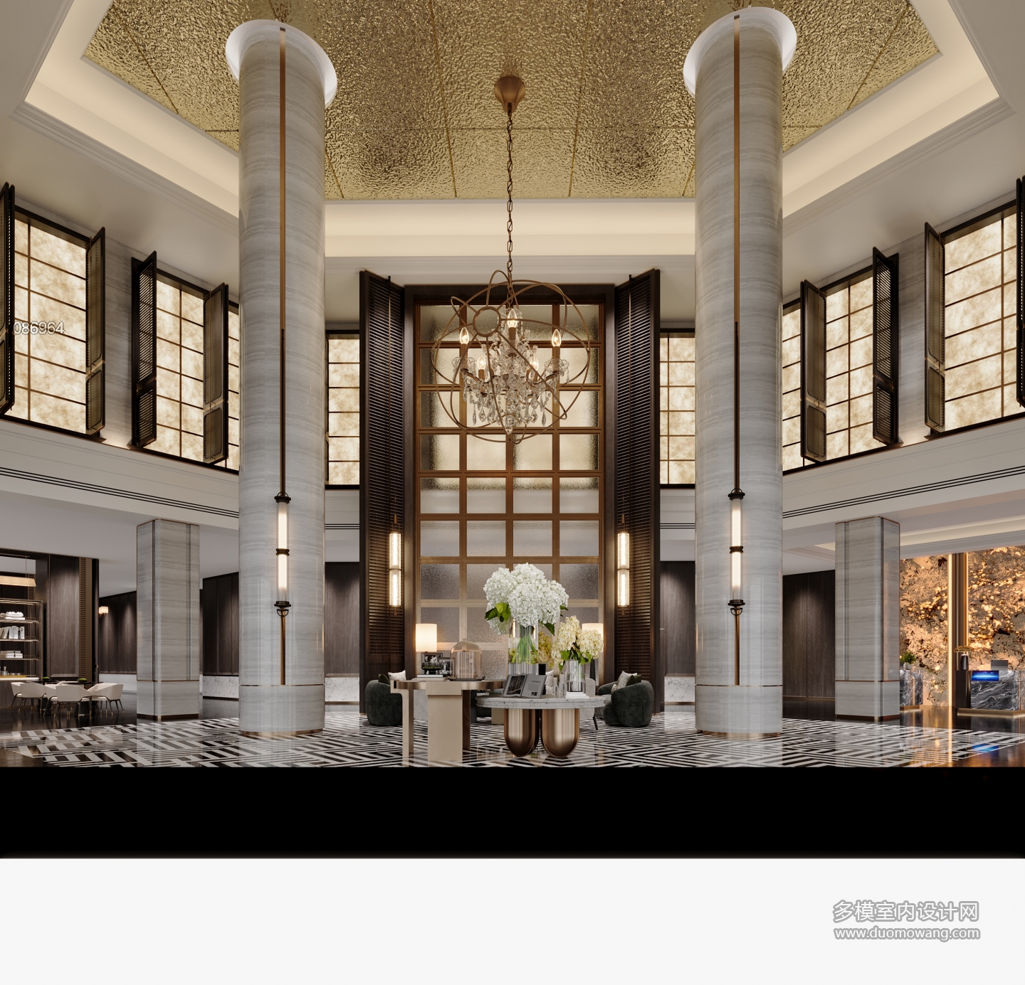 现代一层大堂 (2)