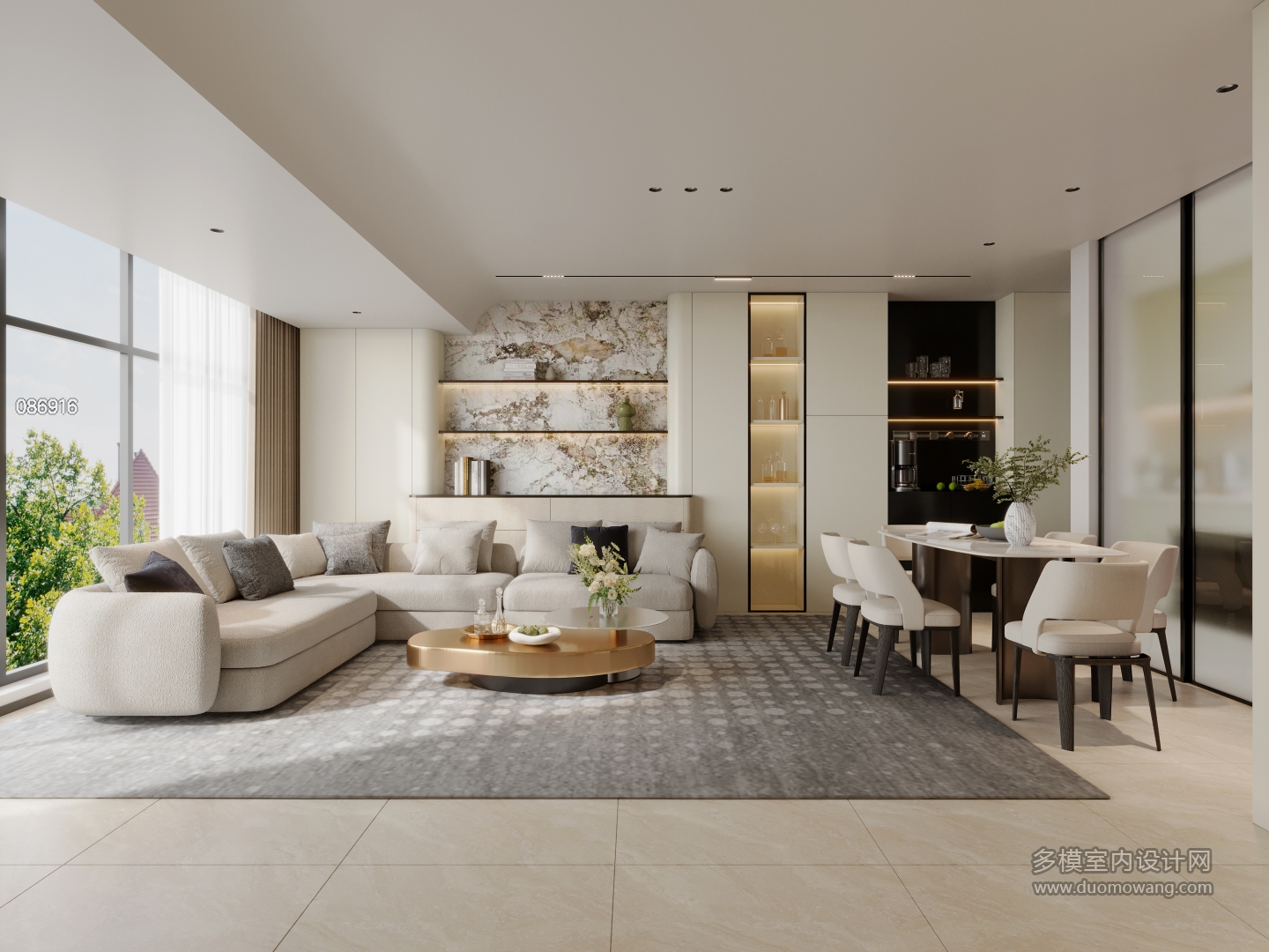 现代沙发背景特写