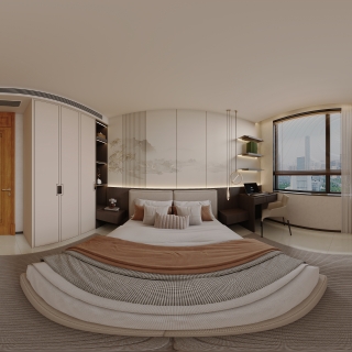 新中式 次卧 1 全景