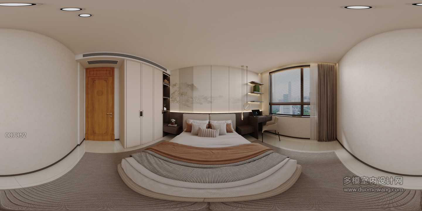 新中式 次卧 1 全景